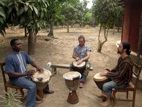 Class with Akassa Cissoko in Casamance