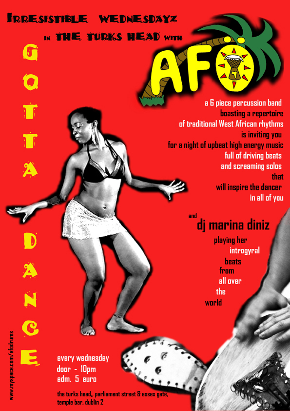 Afo Percussione event poster