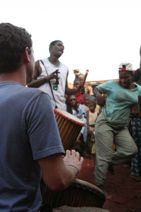 West African dance solo